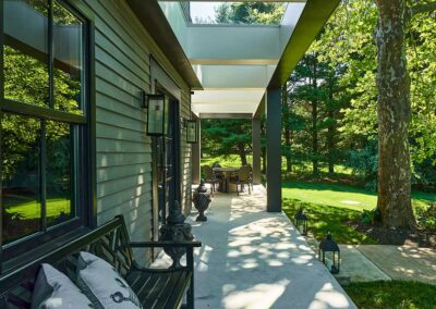 Colonial Reimagined house porch